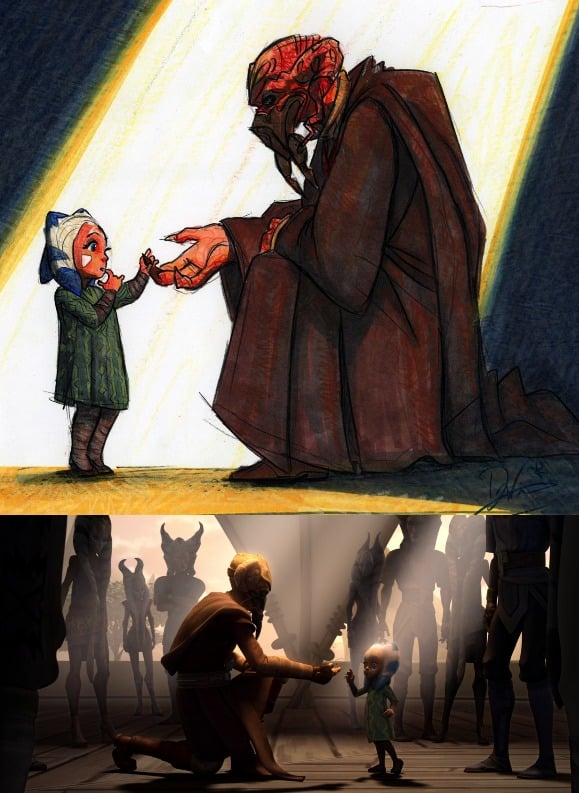 The Visual Evolution of Ahsoka: From Sketch to Icon