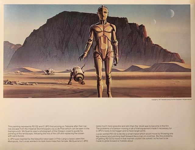 Tatooine Binary Sunset — Concept Painting